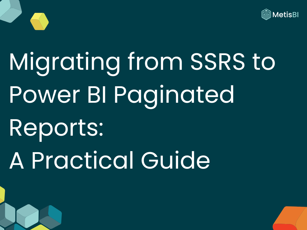 Migrating from SSRS to Power BI Paginated Reports