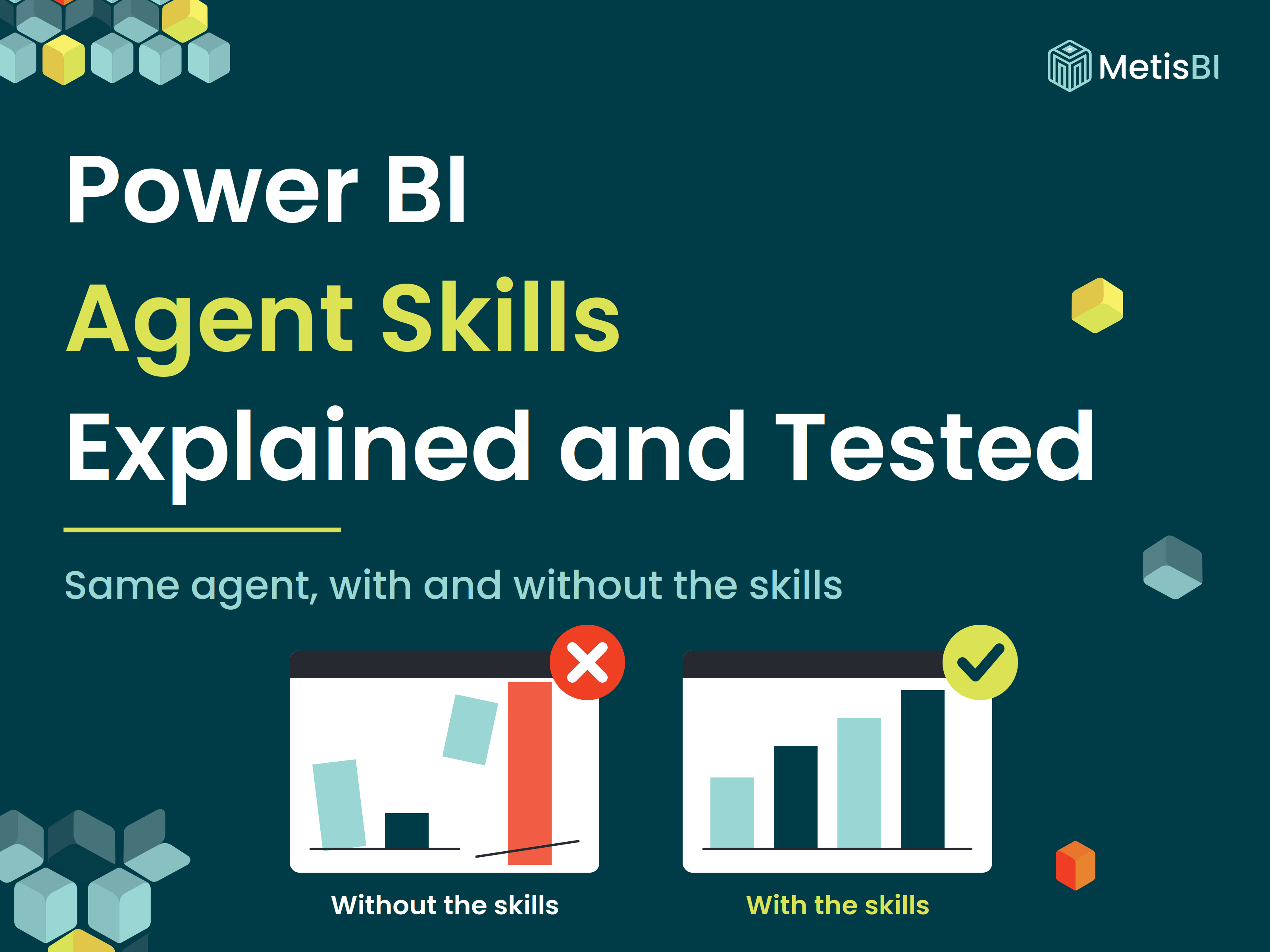 Power BI Agent Skills Explained and Tested, a broken report without the skills versus a clean verified report with them