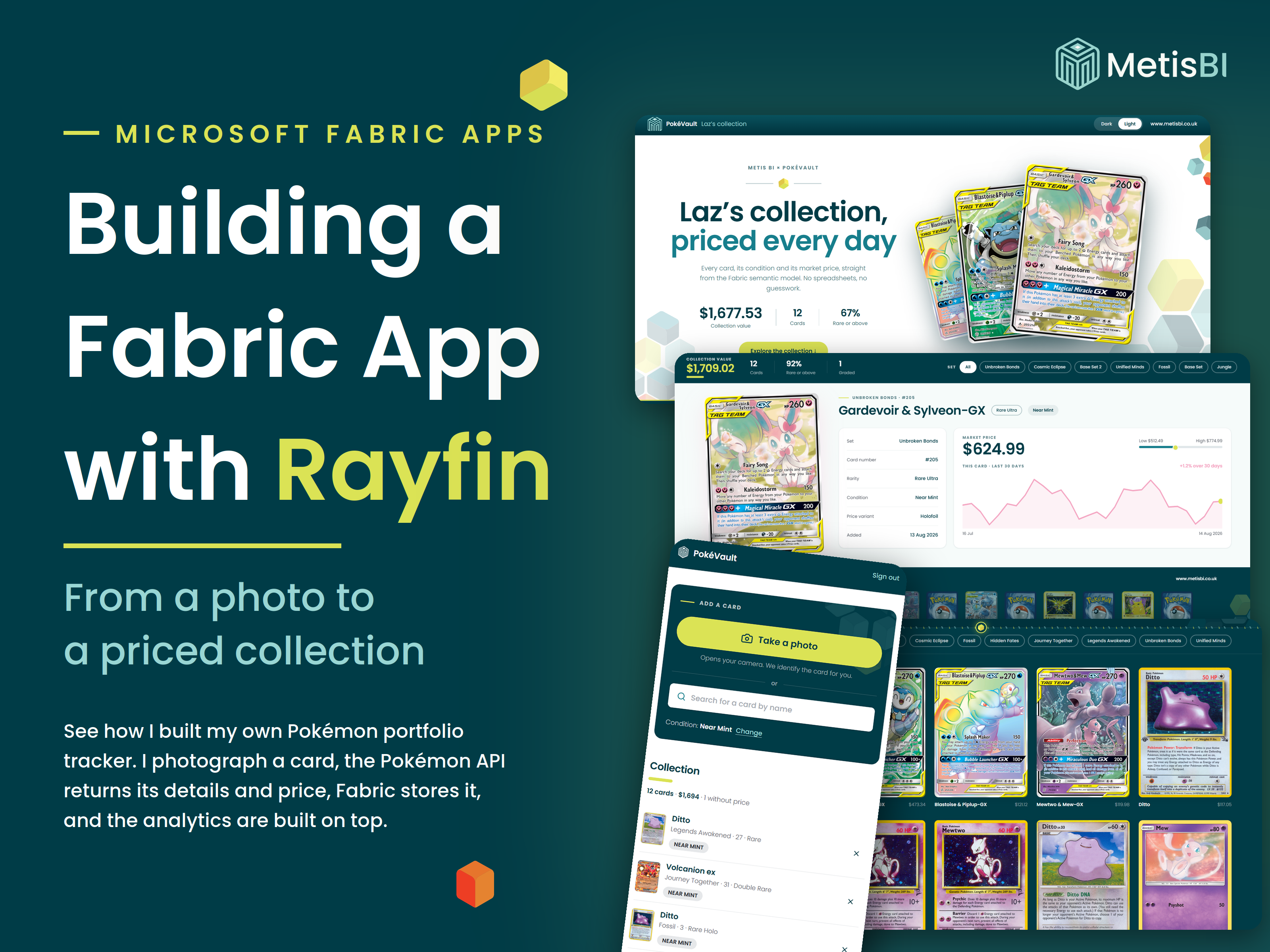 Building a Microsoft Fabric App with Rayfin: From a Photo to a Priced Collection