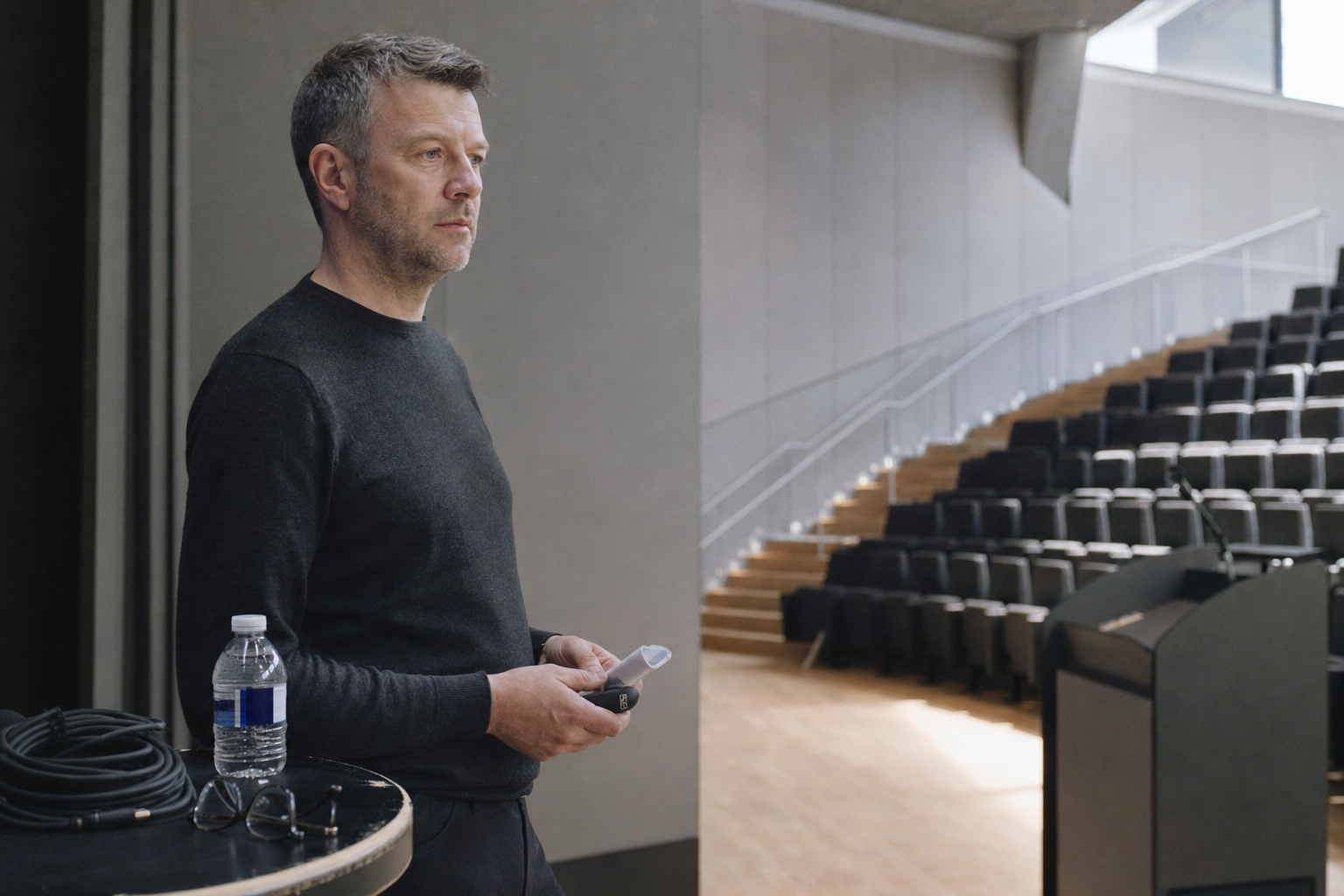 Why you can run the room but not stand in front of it