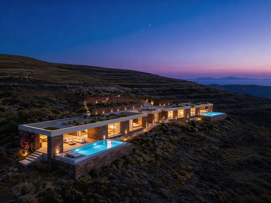 Sea-view villa plot on Kea (Tzia) in the Cyclades, Greece