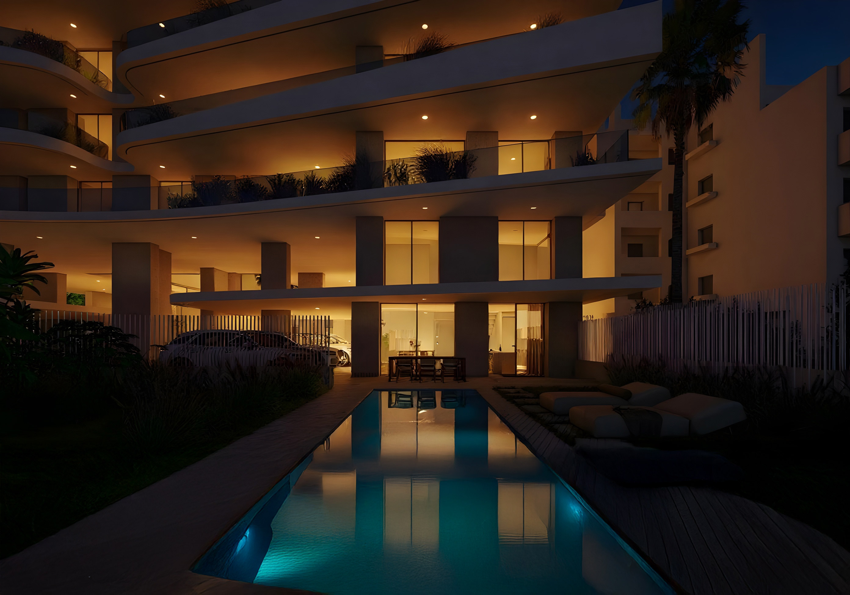 Real Estate Property in Elliniko Greece The view of the pool 