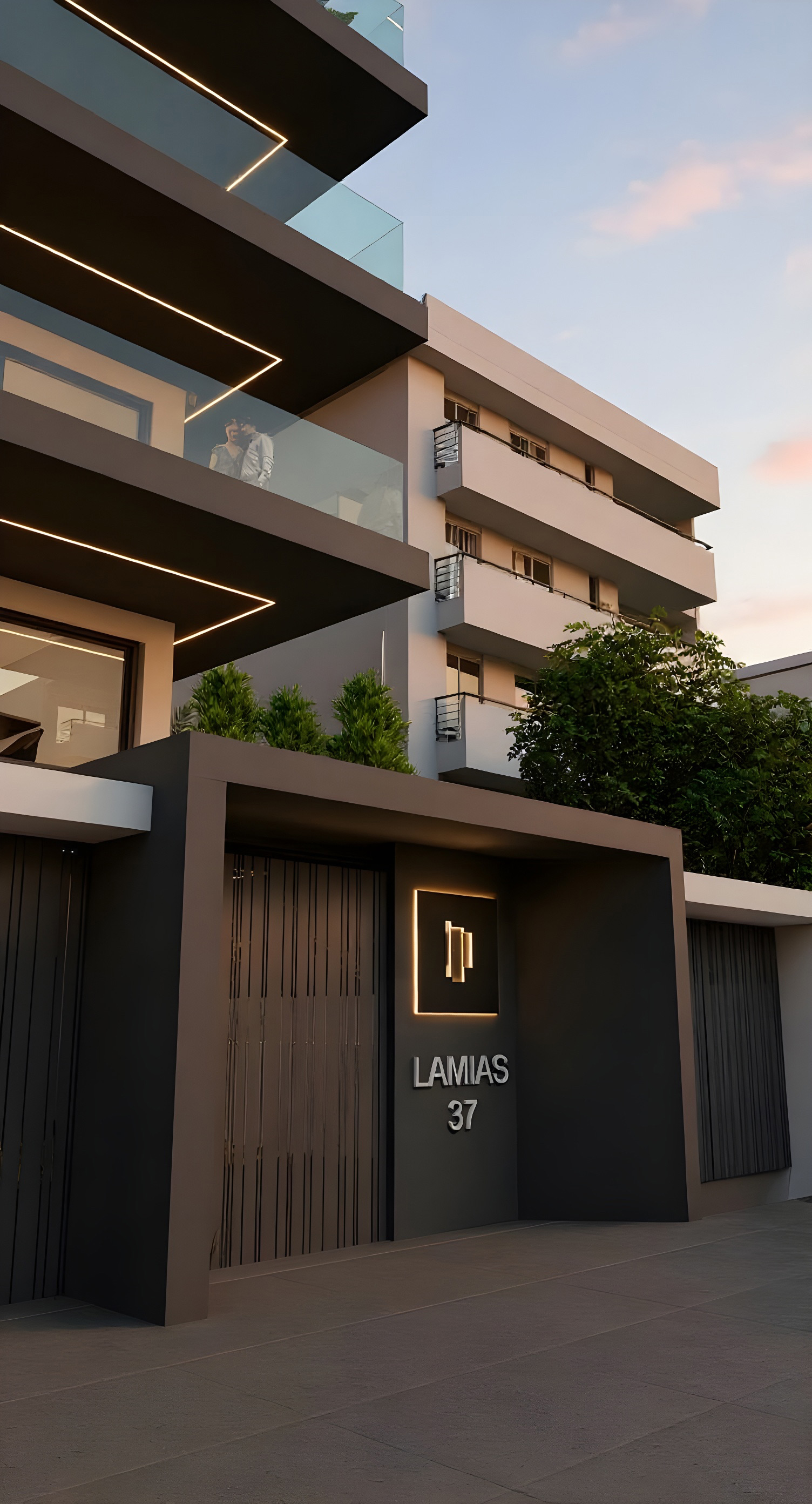 Living room new apartment in glyfada real estate 