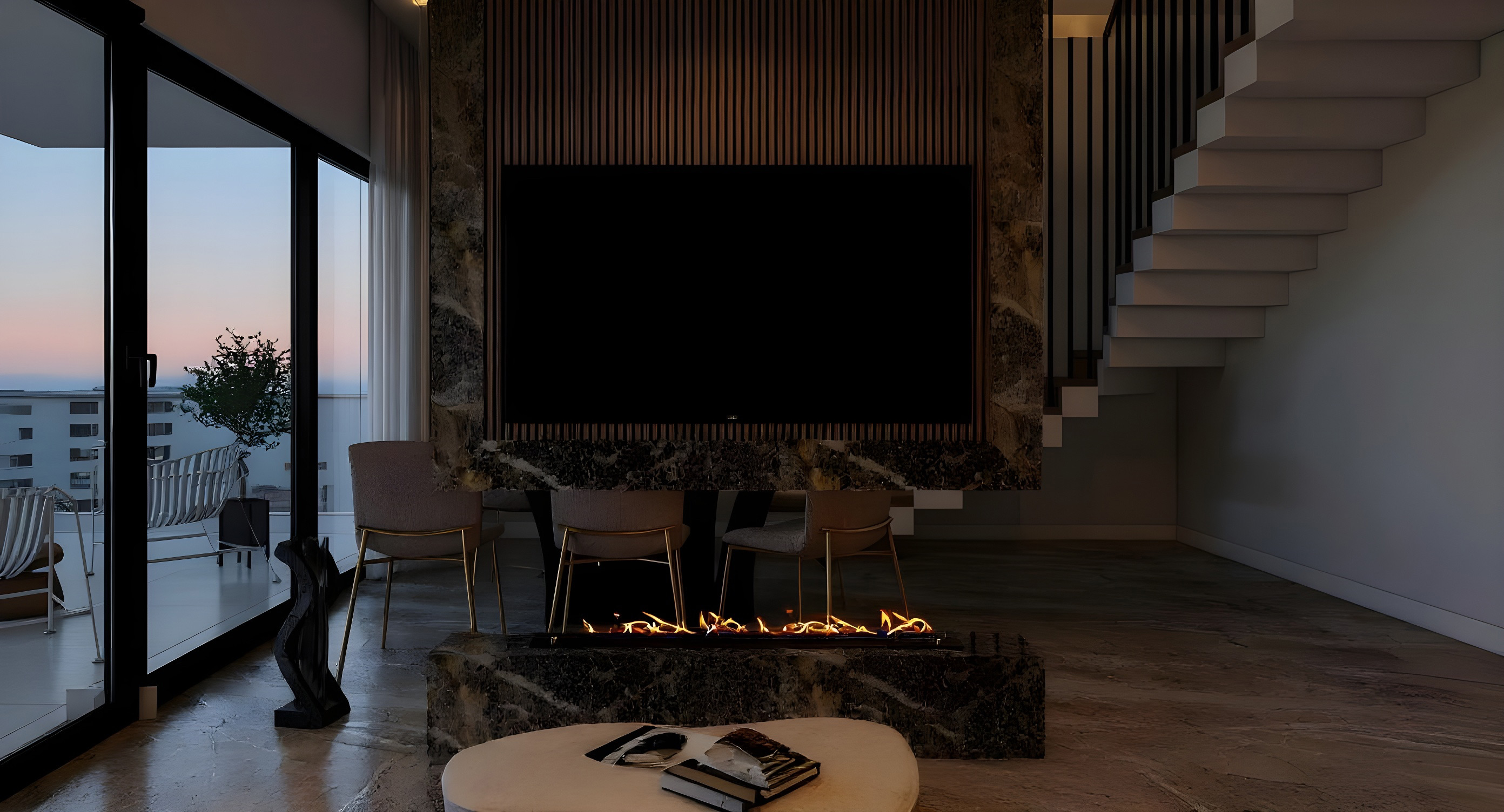 Glyfada Unit Living Room 