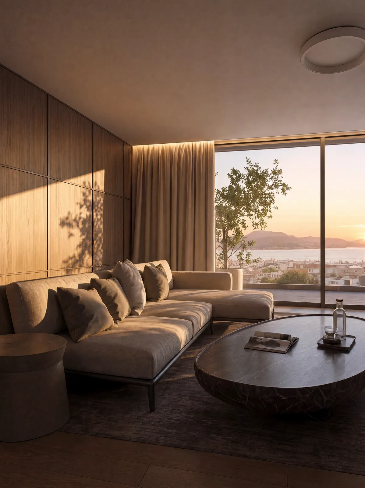 Halcyon Residences Glyfada — penthouse maisonette with sea views, Athens Riviera