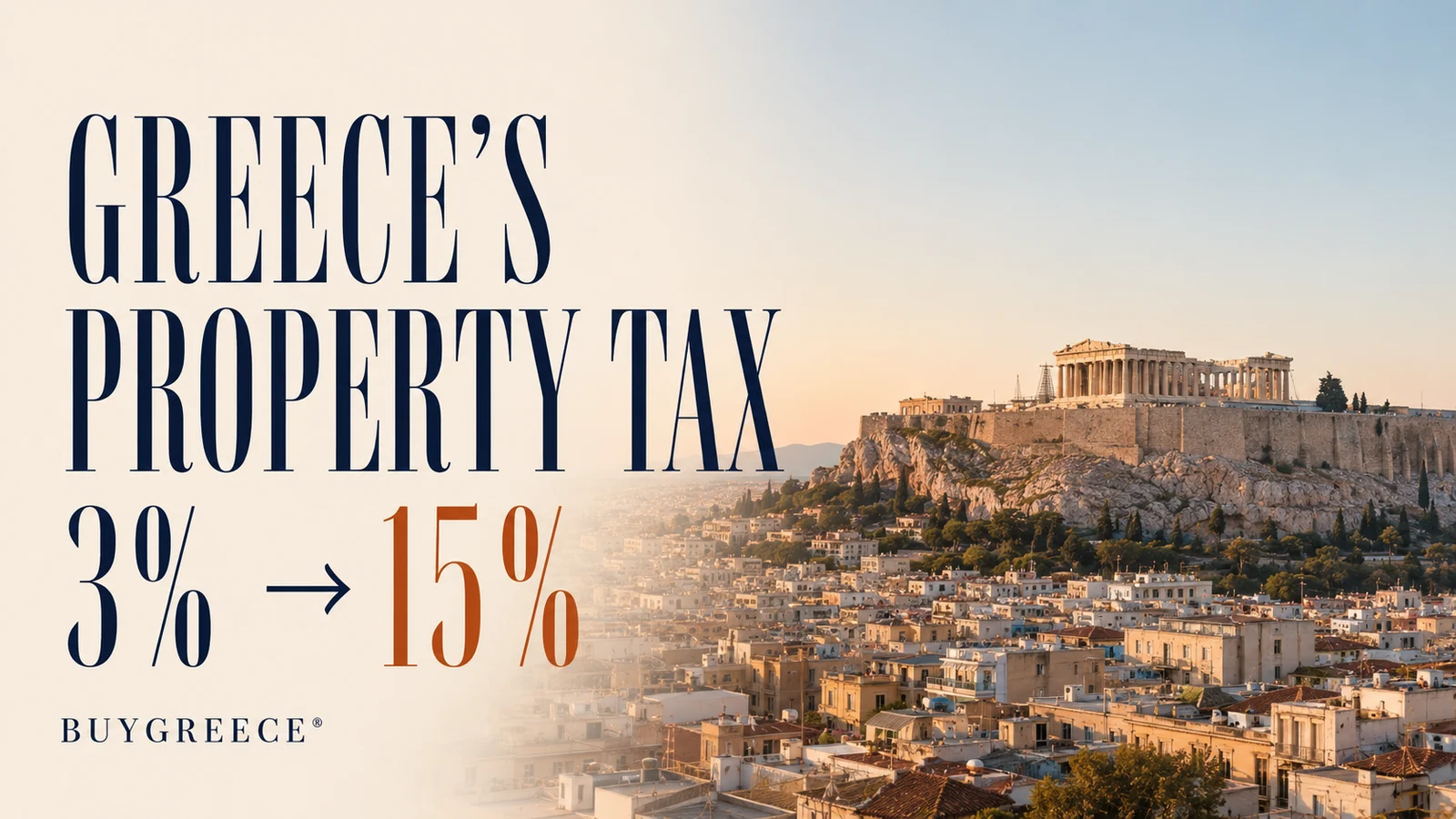 Greece’s 15% property transfer Tax: A 2027 guide for International Buyers
