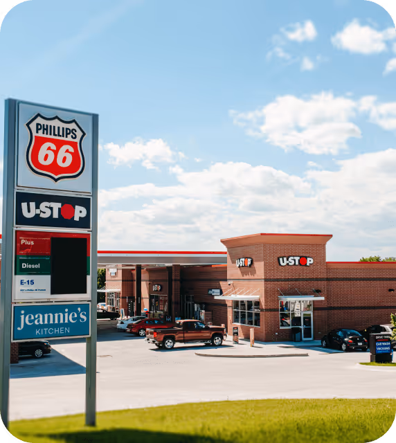A full shot of the U-Stop on 73rd and Pine Lake Road