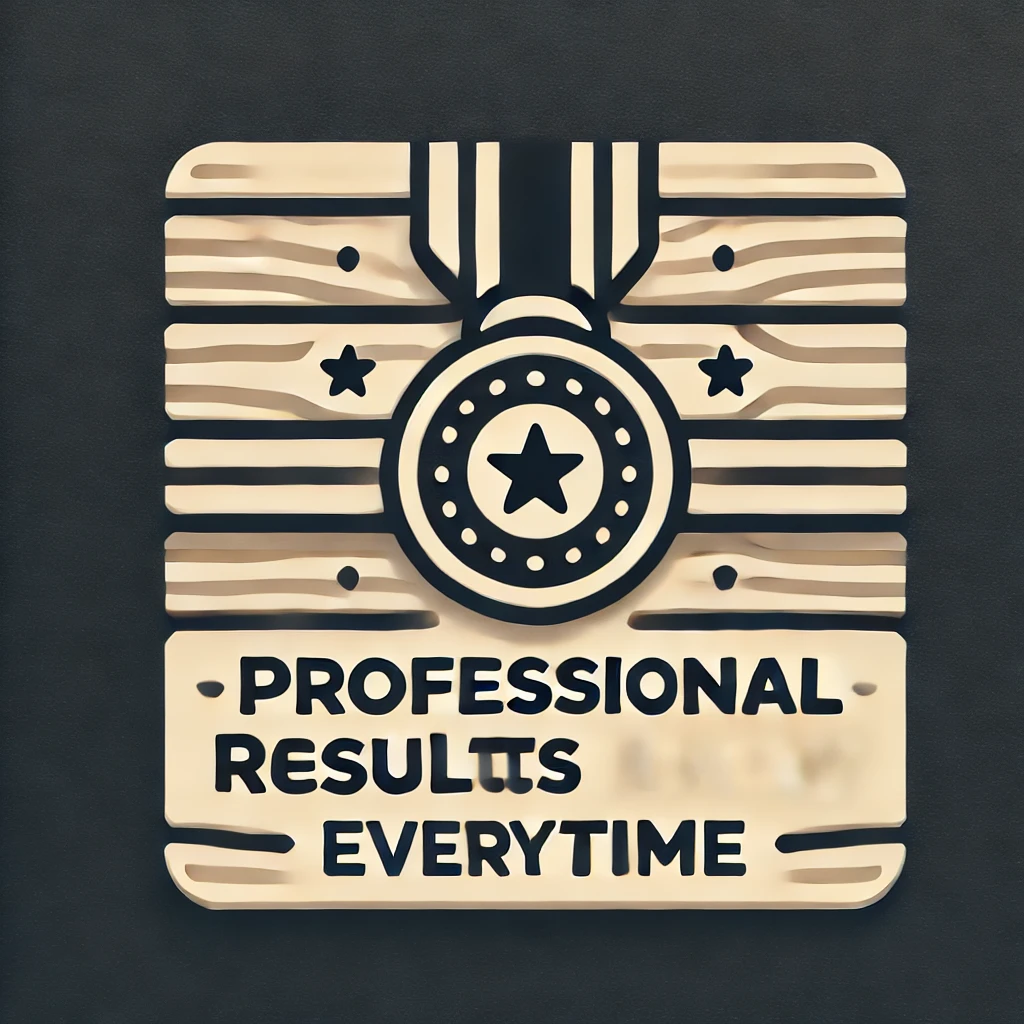 Professional results every time