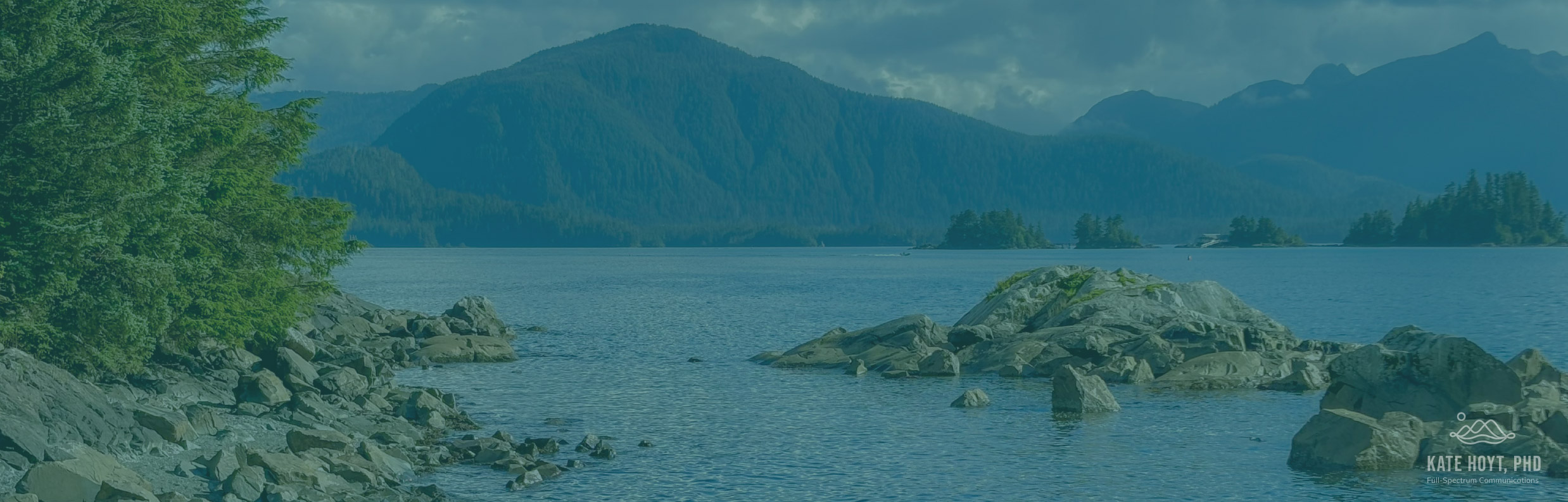 Tree roots on a forest floor in Juneau with a totem from the Tlingit Tribe in the background.