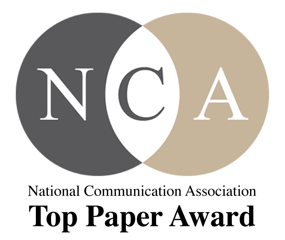 Badge: National Communication Association Top Paper Award