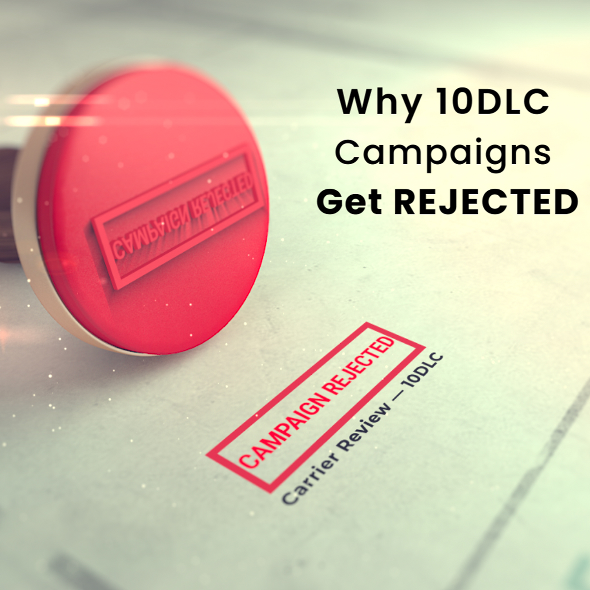 Why 10DLC Campaigns Get Rejected (and How to Get Approved Faster)