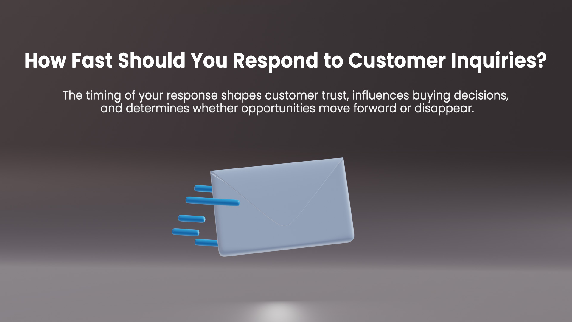 How Fast Should You Respond to Customer Inquiries? What Converts