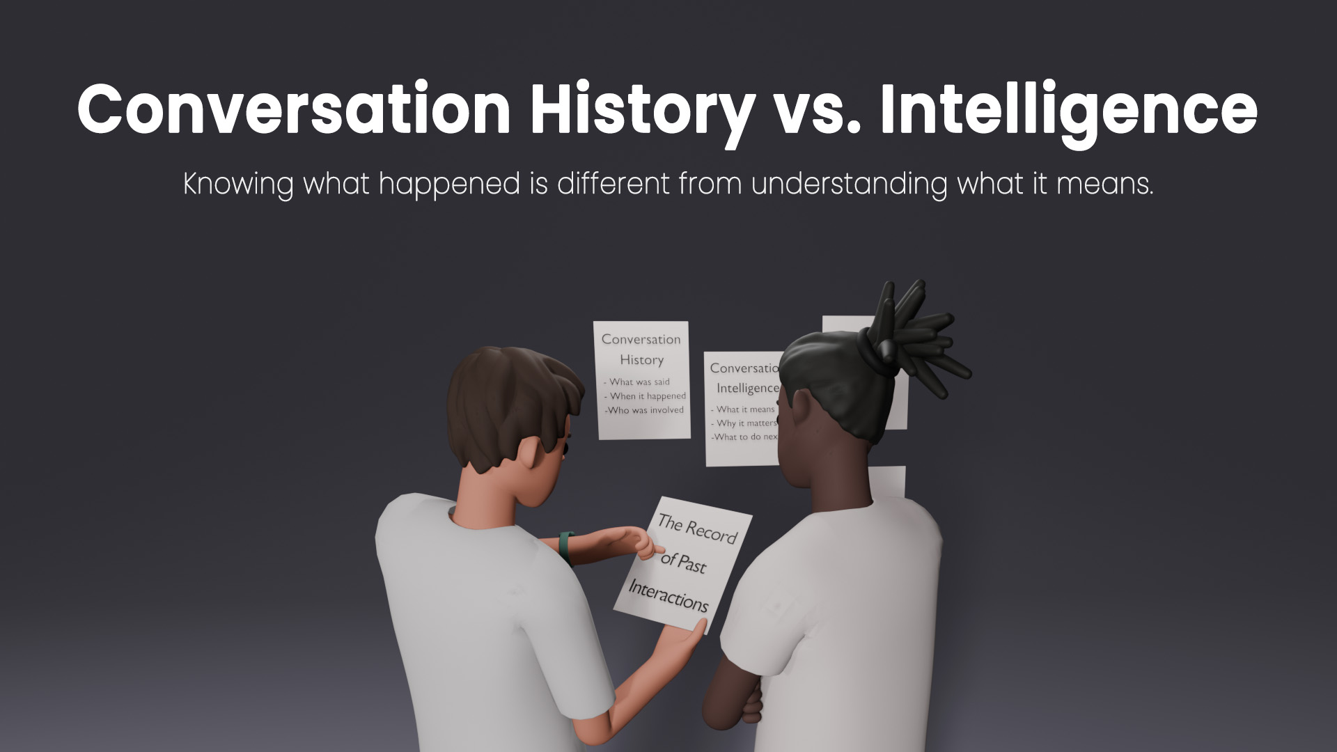 Conversation History vs Conversation Intelligence: Understanding the Key Differences