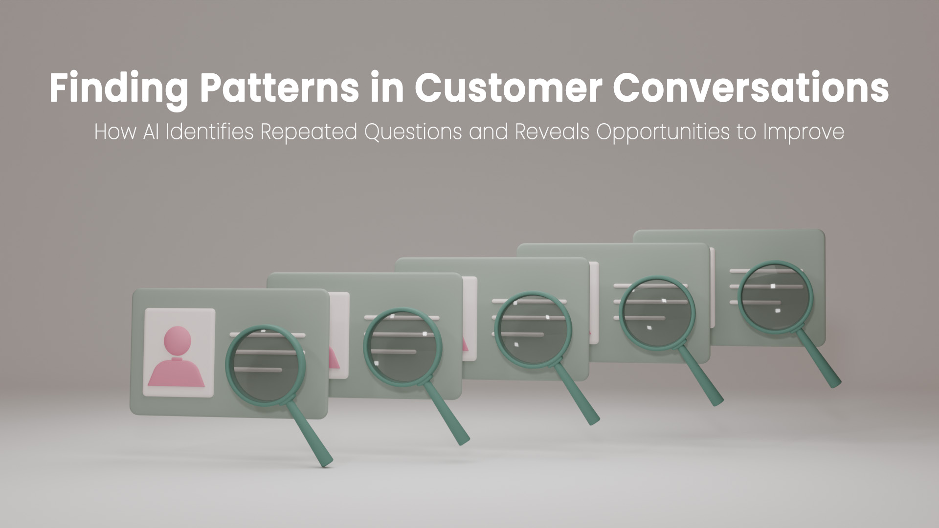 How AI Finds Repeated Questions in Customer Conversations