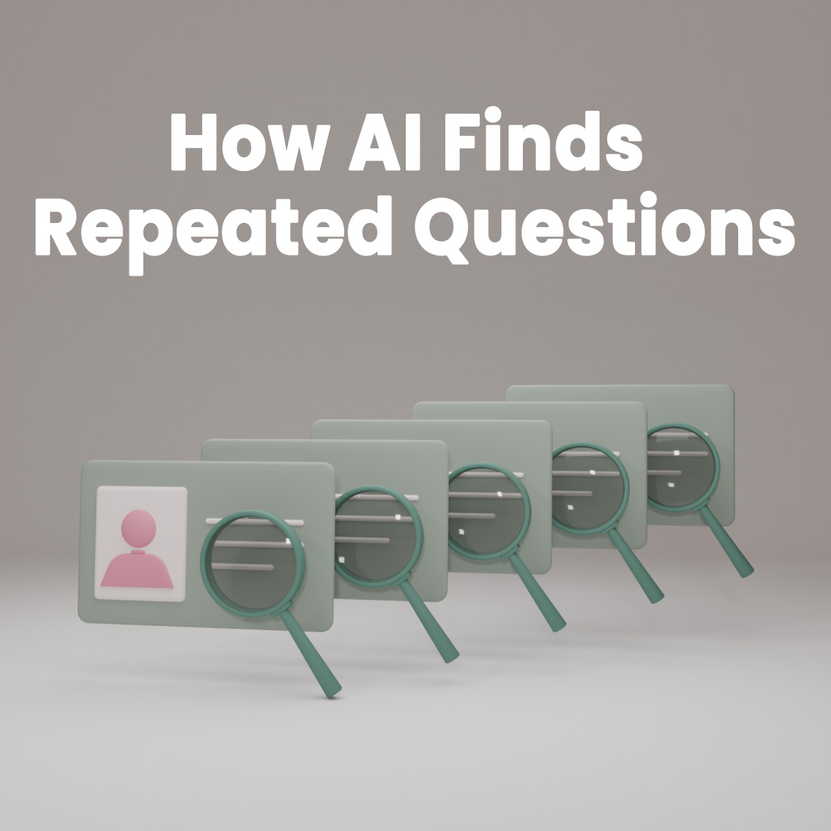 How AI Finds Repeated Questions in Customer Conversations