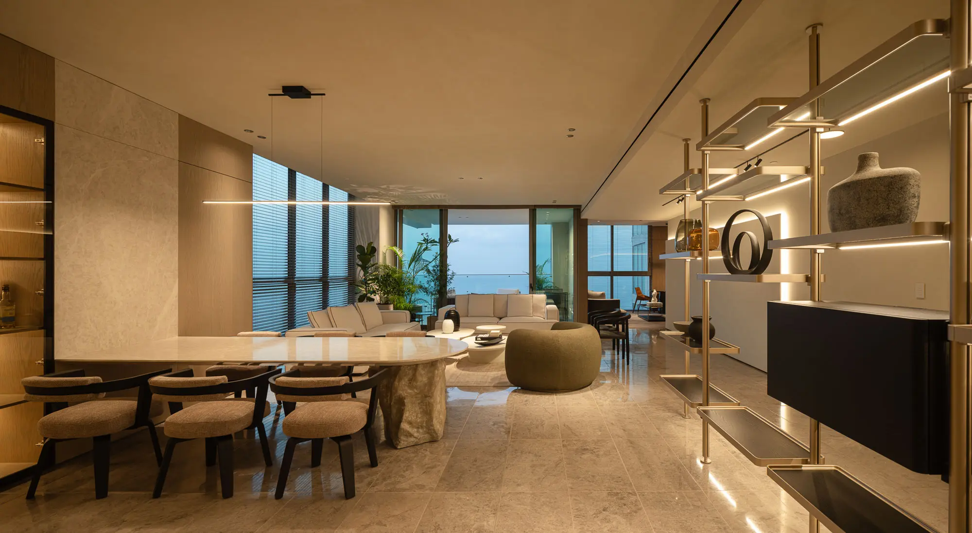 Luxury Interiors with Stunning Ocean Views