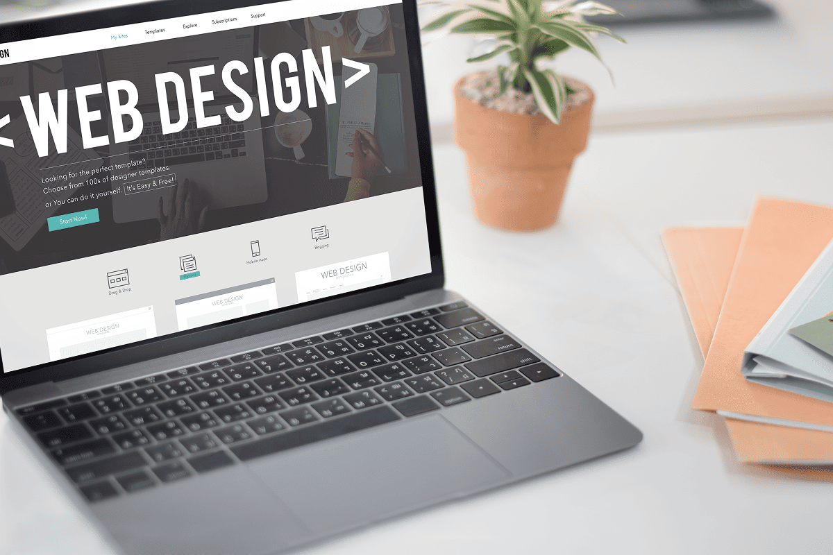 laptop webdesign professionnel