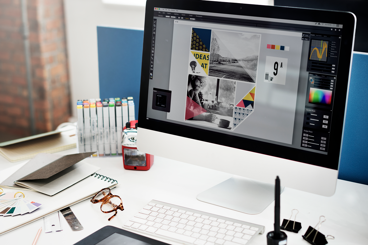 web design logo ordinateur