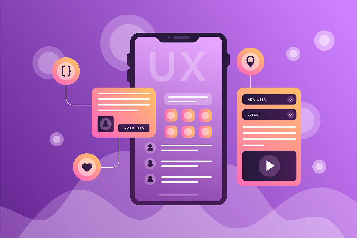 interface utilisateur ux design mobile laptop