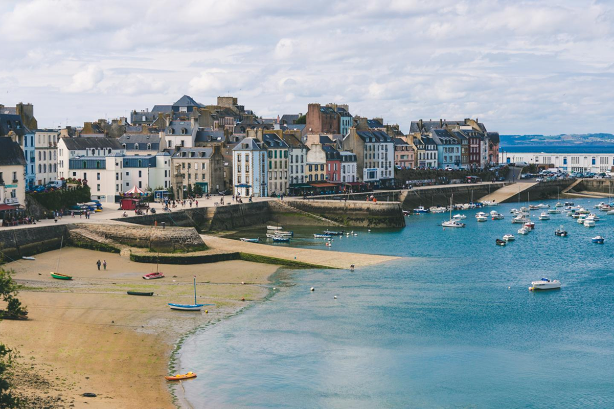 douarnenez plage maisons côtes