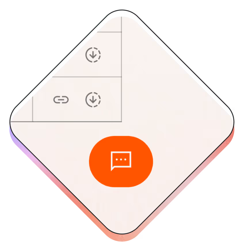 A stylized screenshot of the Bitwire support chat button.