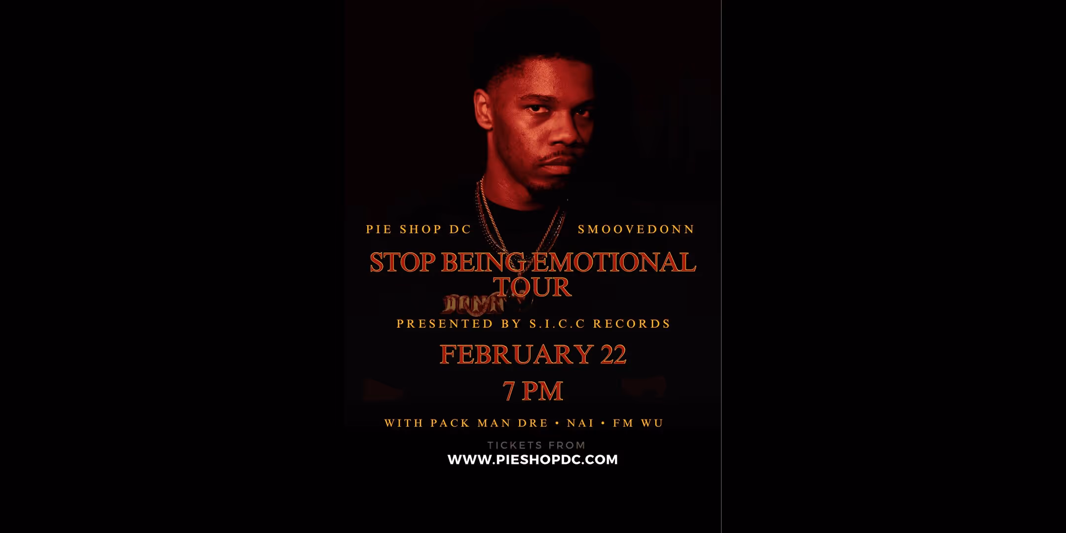 SmooveDonn: Stop Being Emotional Tour 