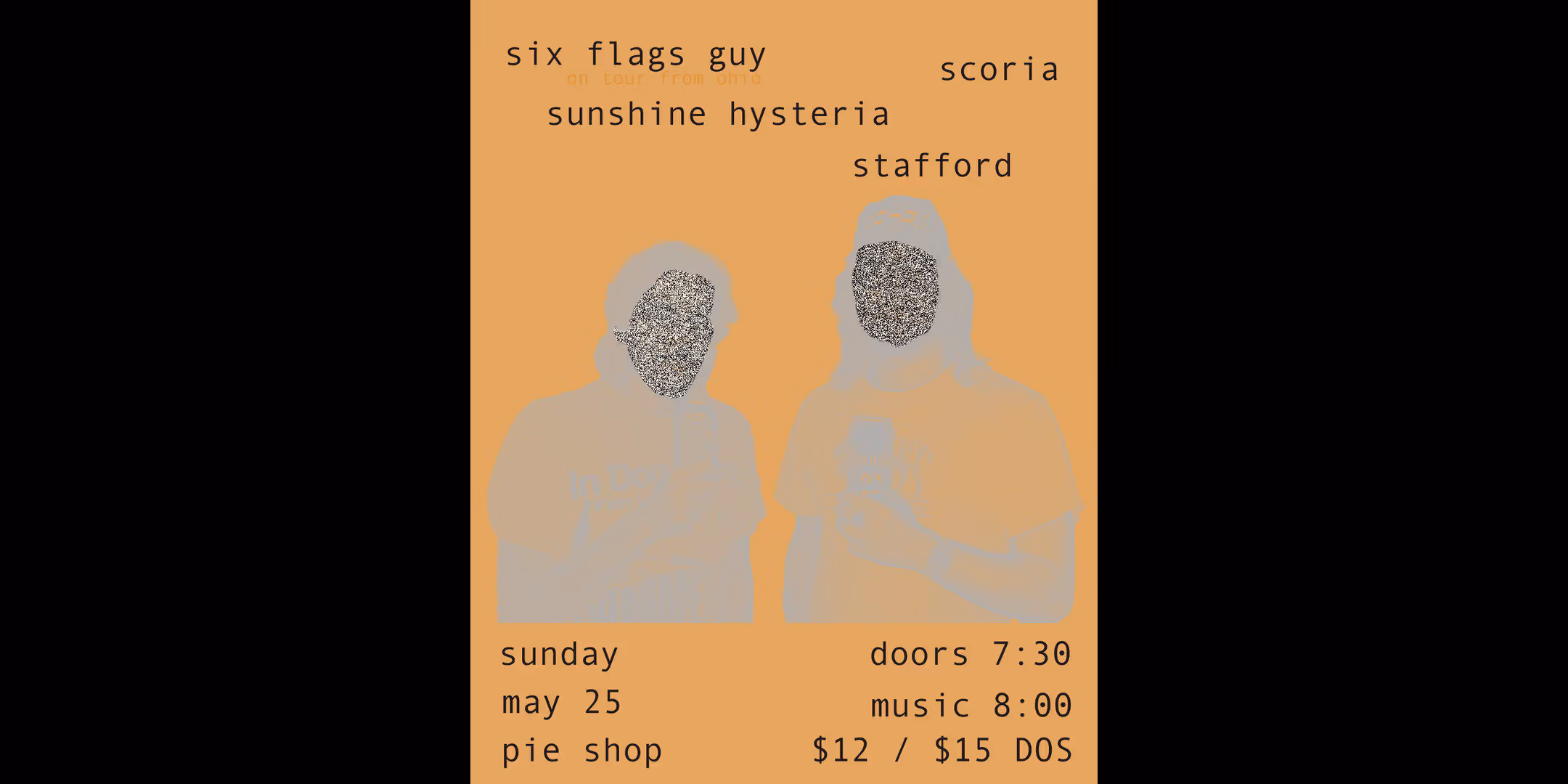 Six Flags Guy w/ Scoria, Sunshine Hysteria, Stafford