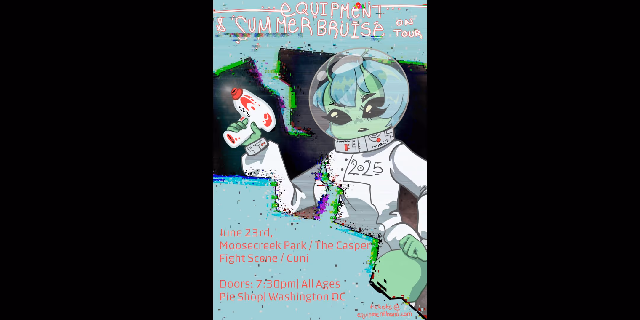 Equipment w/ Moosecreek Park, The Casper Fight Scene, Summerbruise, Cuni