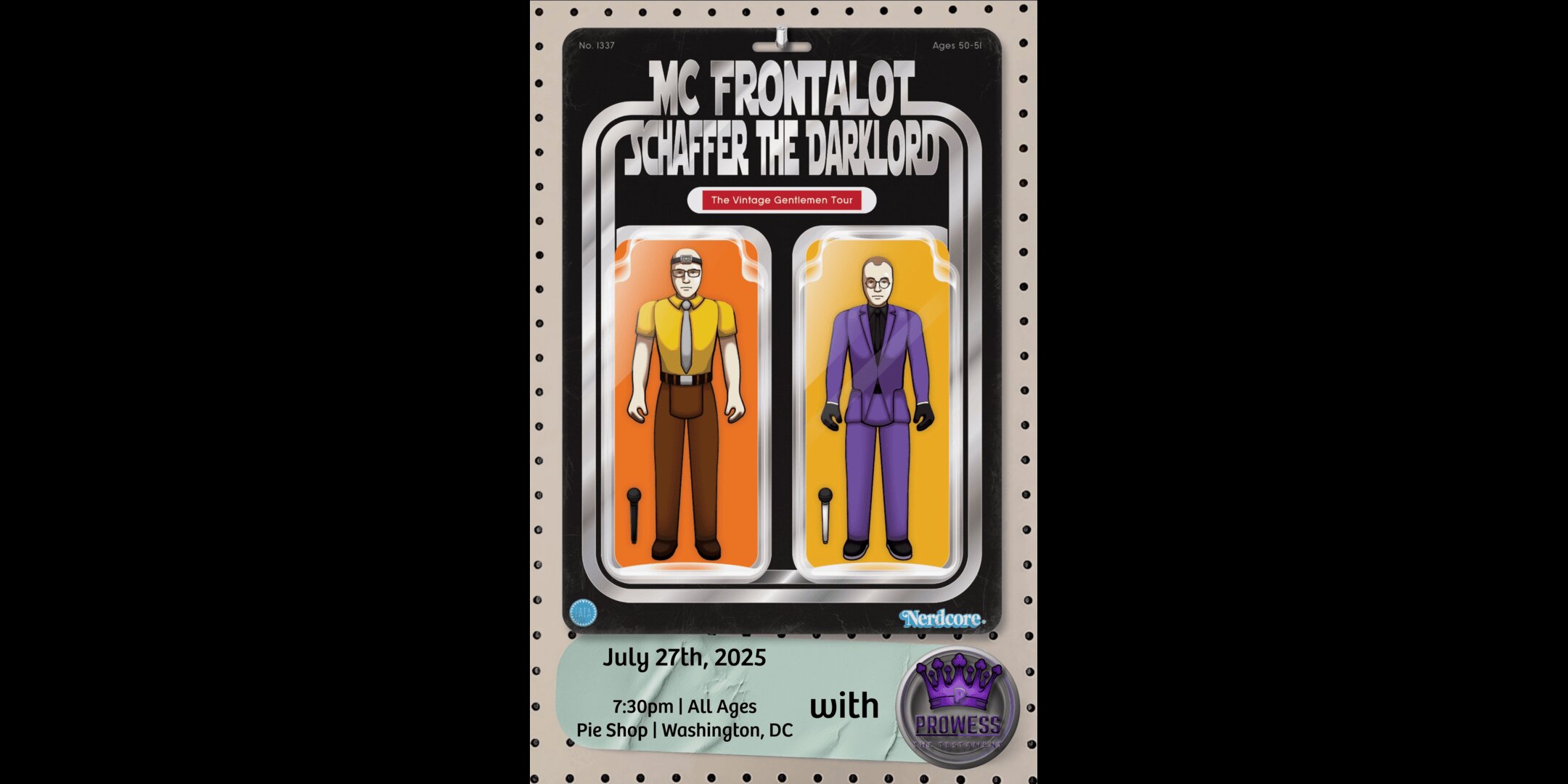 Schaffer The Darklord & MC Frontalot w/ Prowess The Testament