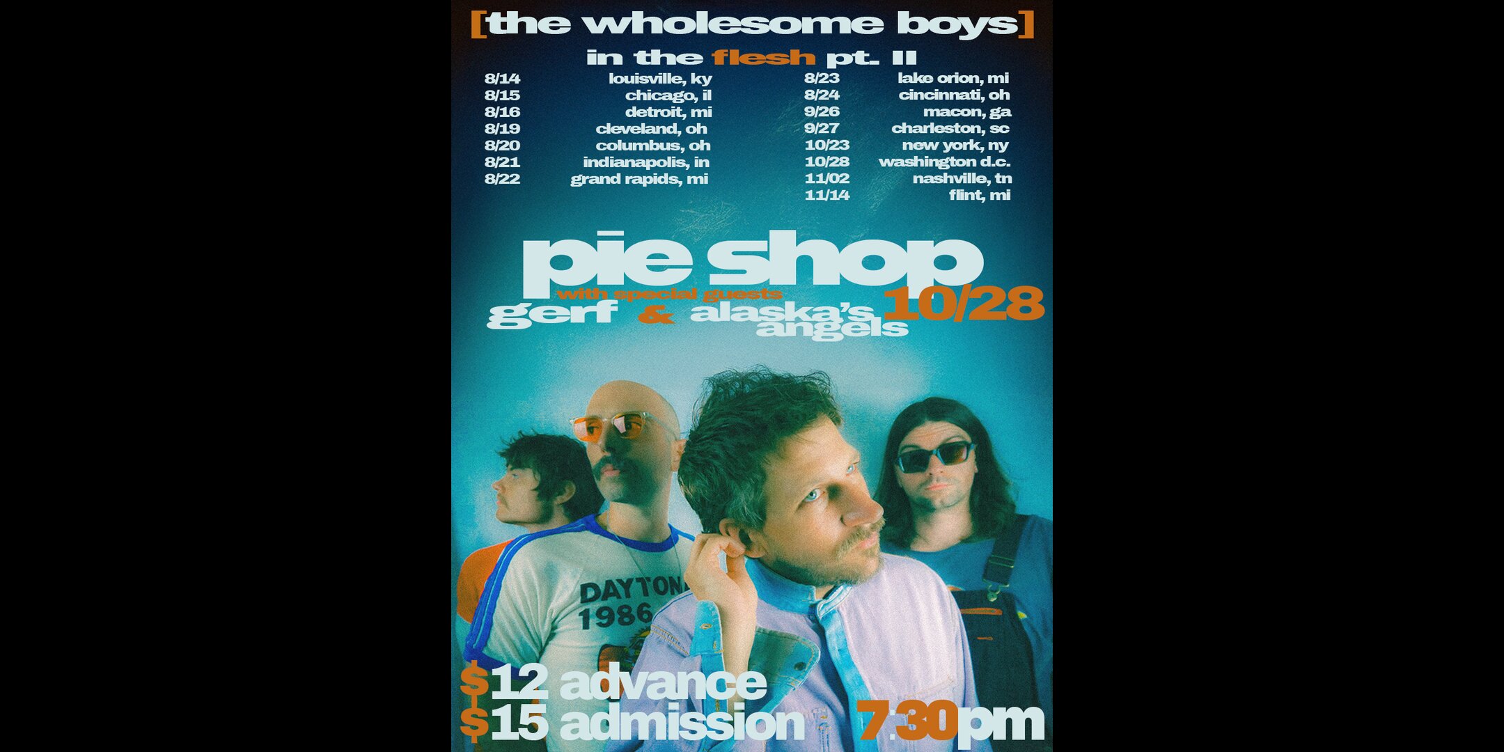 The Wholesome Boys w/ Gerf, Alaska's Angels