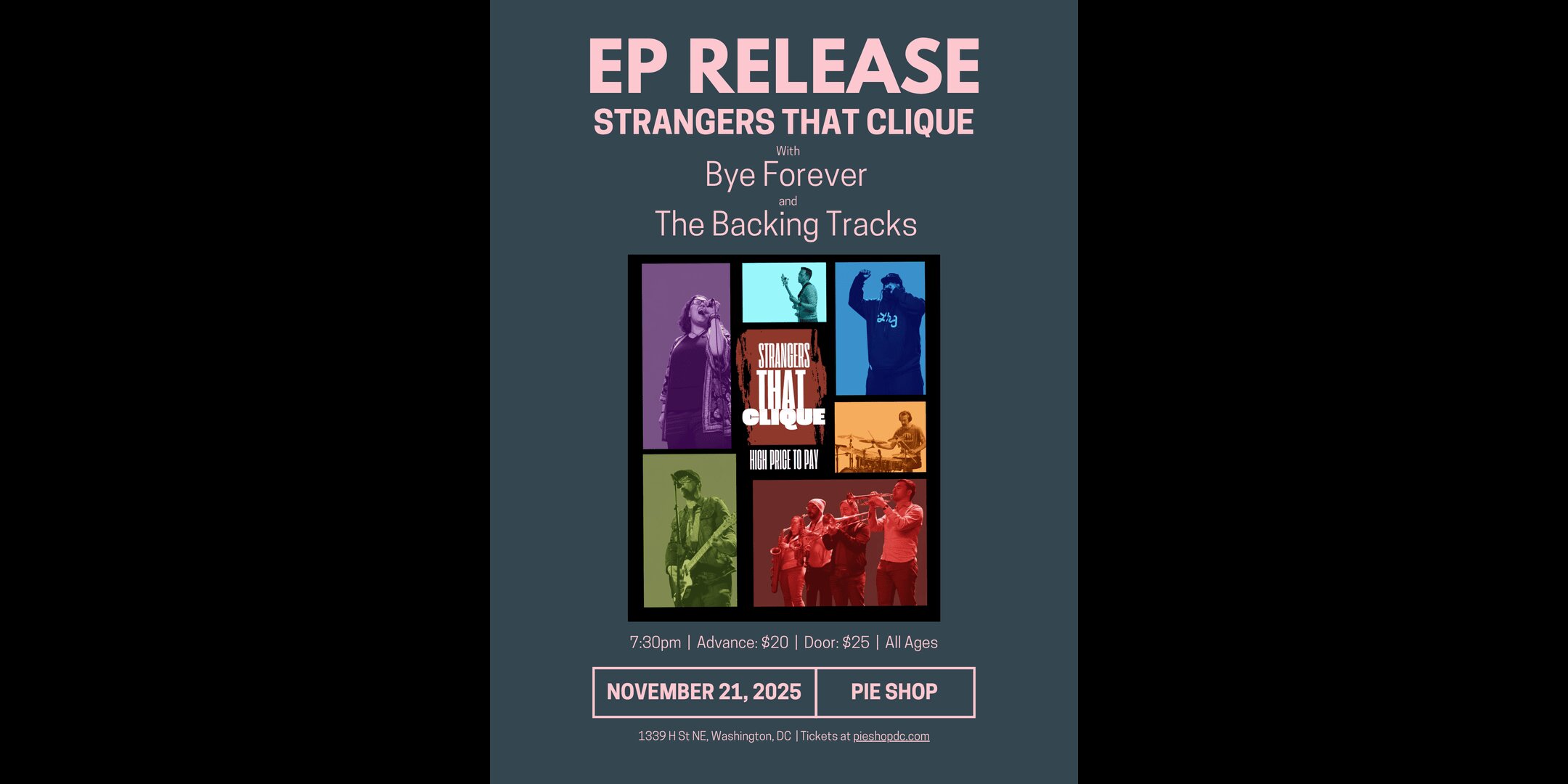 Strangers That Clique w/ Bye Forever, Backing Tracks