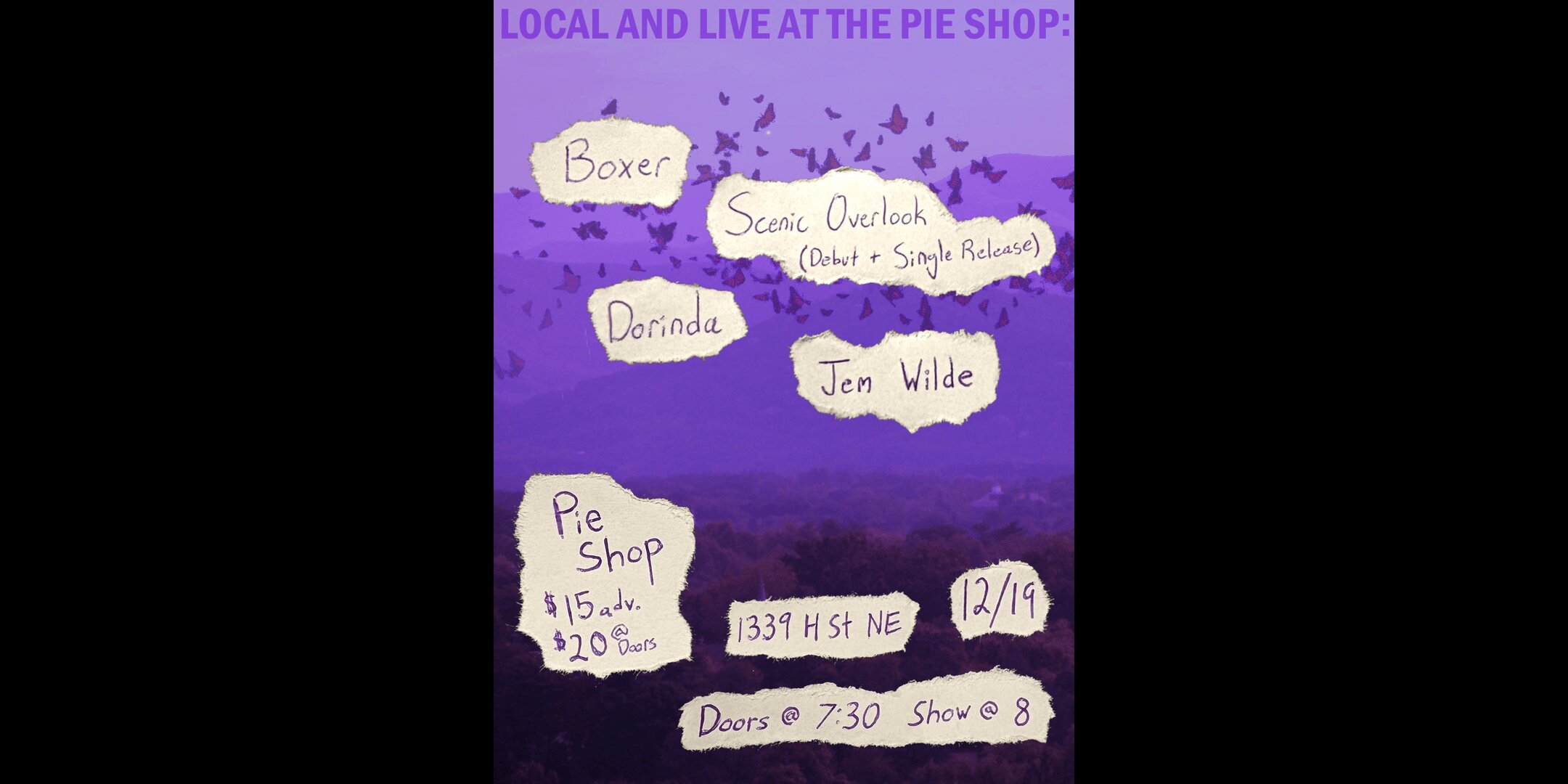 Boxer w/ Scenic Overlook, Dorinda, Jem Wilde