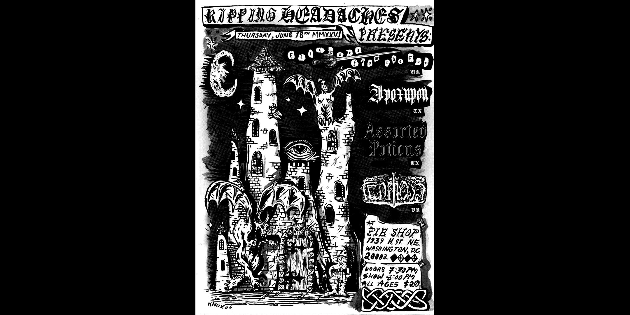 Flickers from the Fen w/ Apoxupon, Assorted Potions, Fenmoss