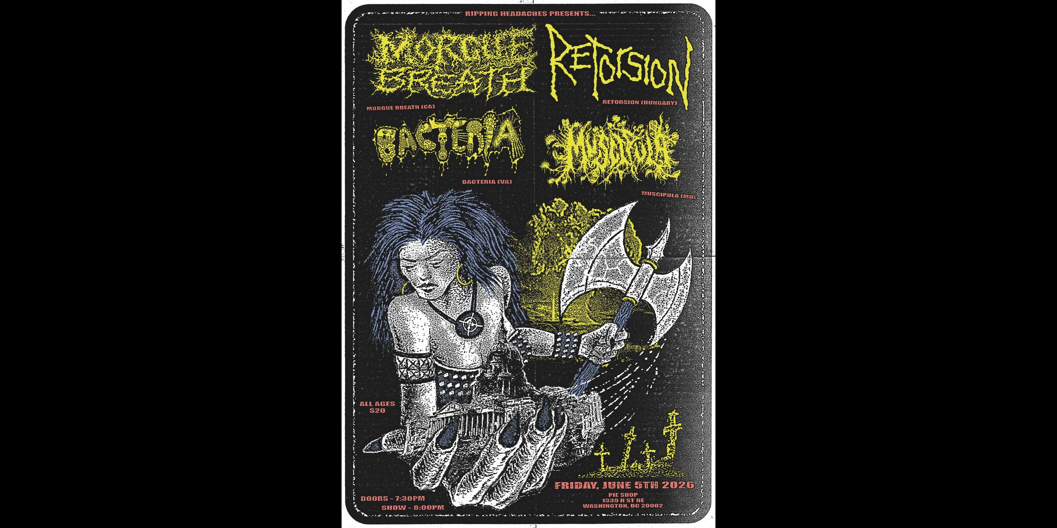 Morgue Breath w/ Retorsion, Bacteria, Muscipula