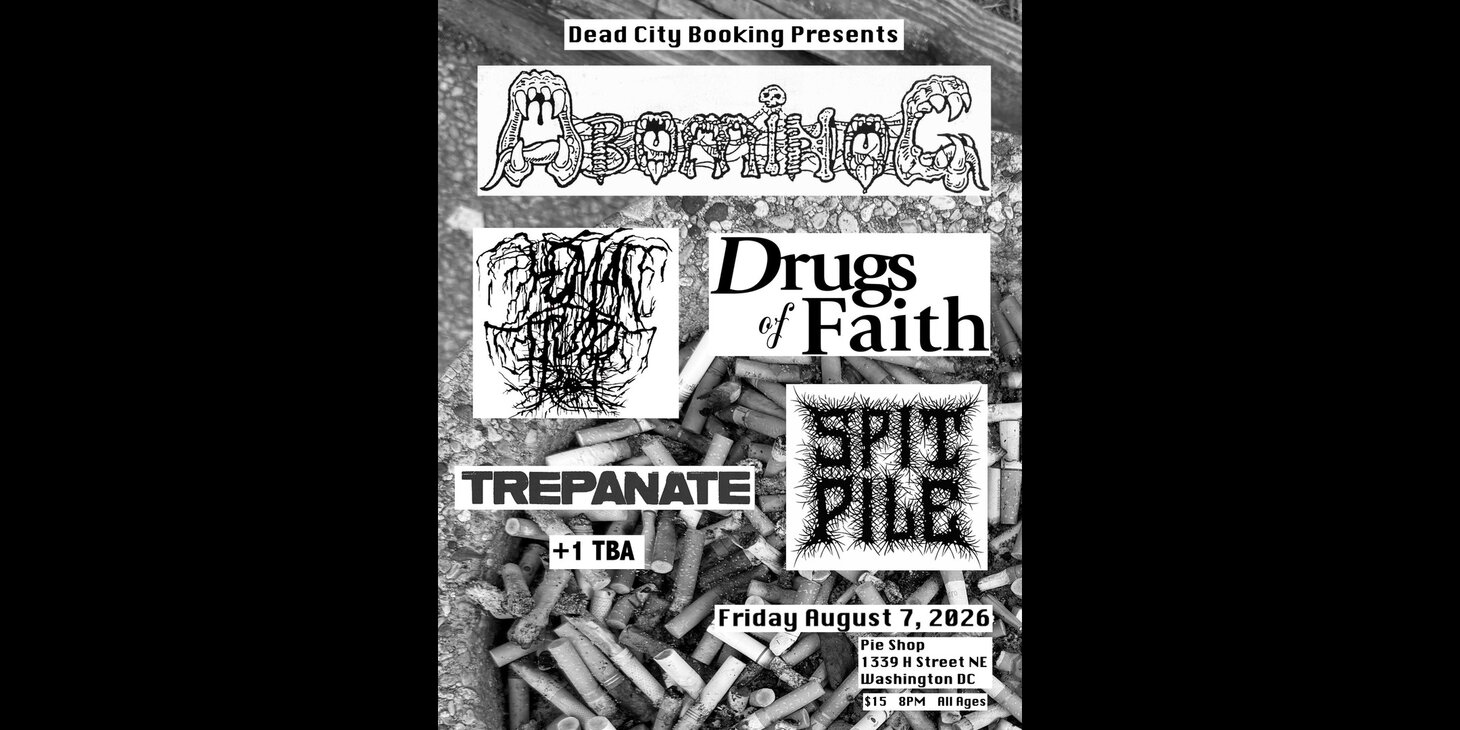 Abominog w/ Human Fluid Rot, Drugs of Faith, Trepanate, Spit Pile + 1 TBA