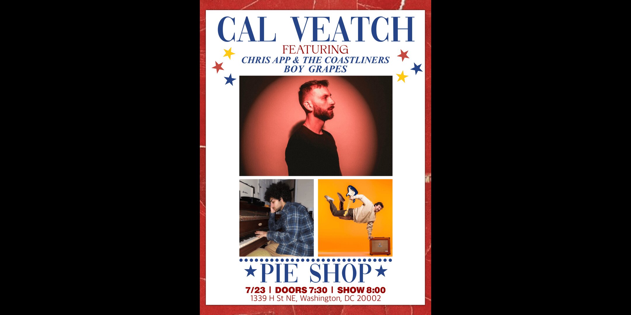 Cal Veatch w/ Chris App and the Coastliners, Boy Grapes
