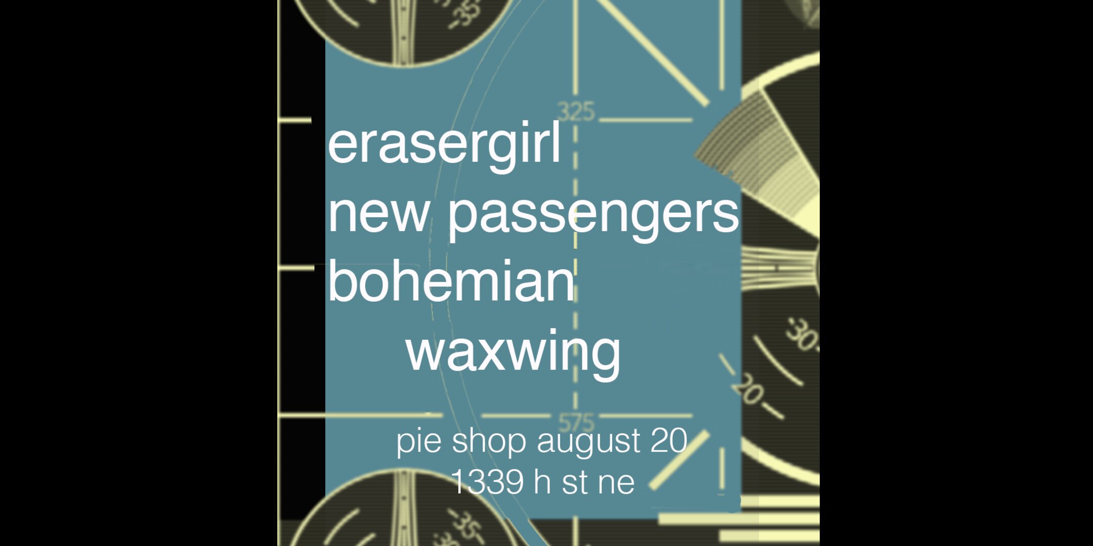 Erasergirl w/ New Passengers, Bohemian Waxwing