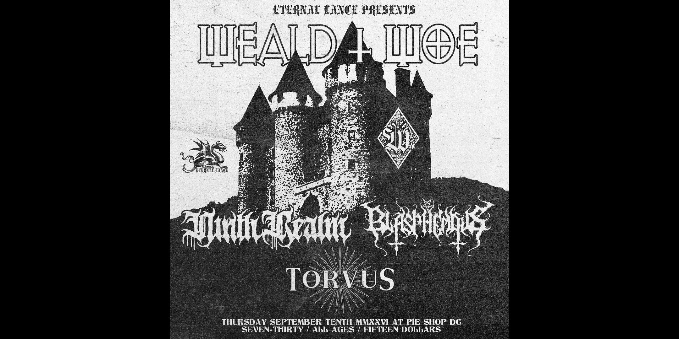 Weald & Woe w/ Ninth Realm, Blasphemous, Torvus