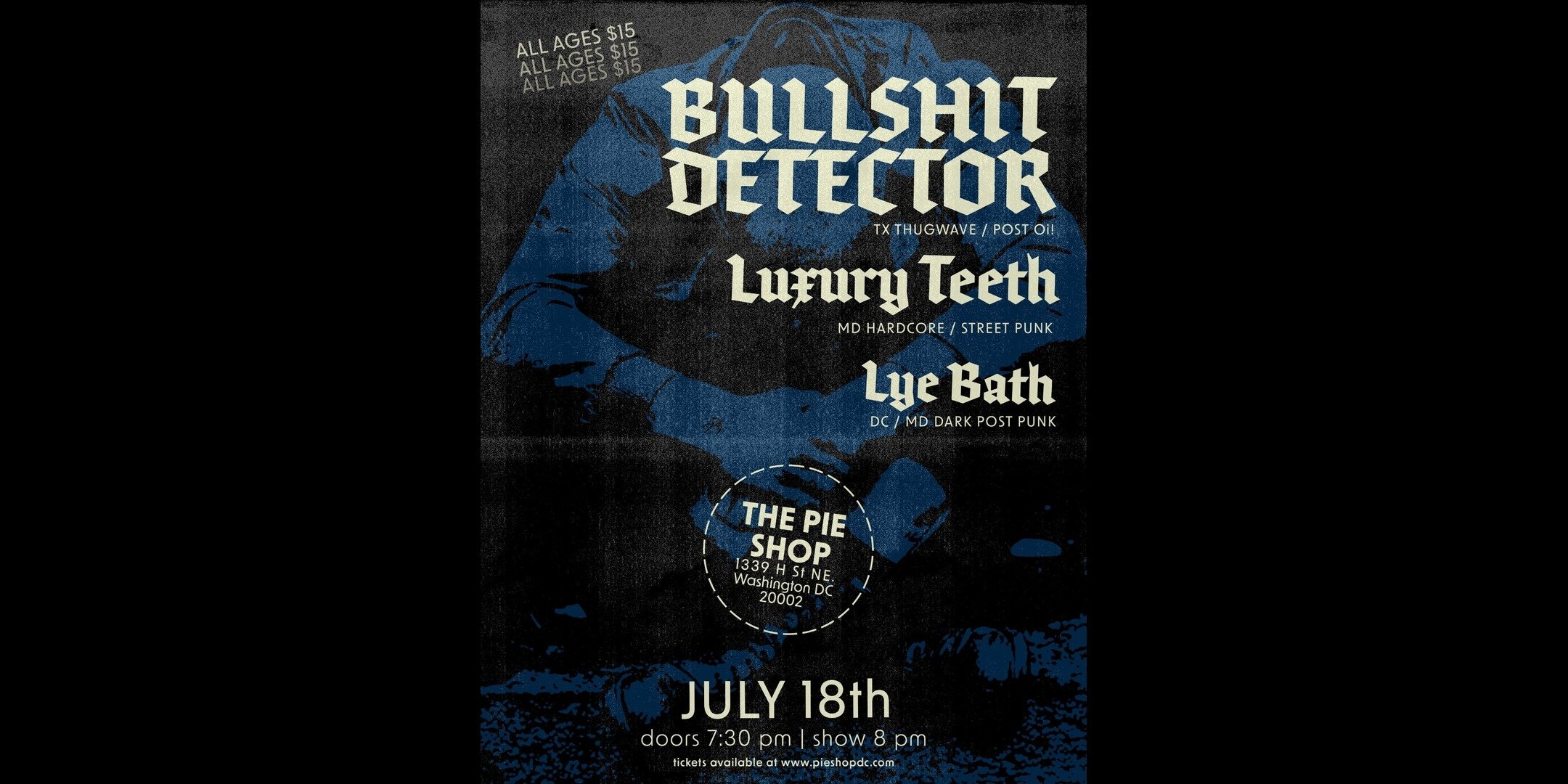 Bullshit Detector w/ Luxury Teeth, Lye Bath
