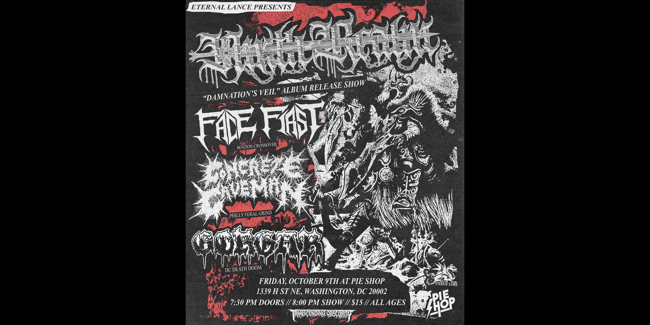 Ninth Realm (Album release show!) w/ Face First, Concrete Caveman, Gorgar