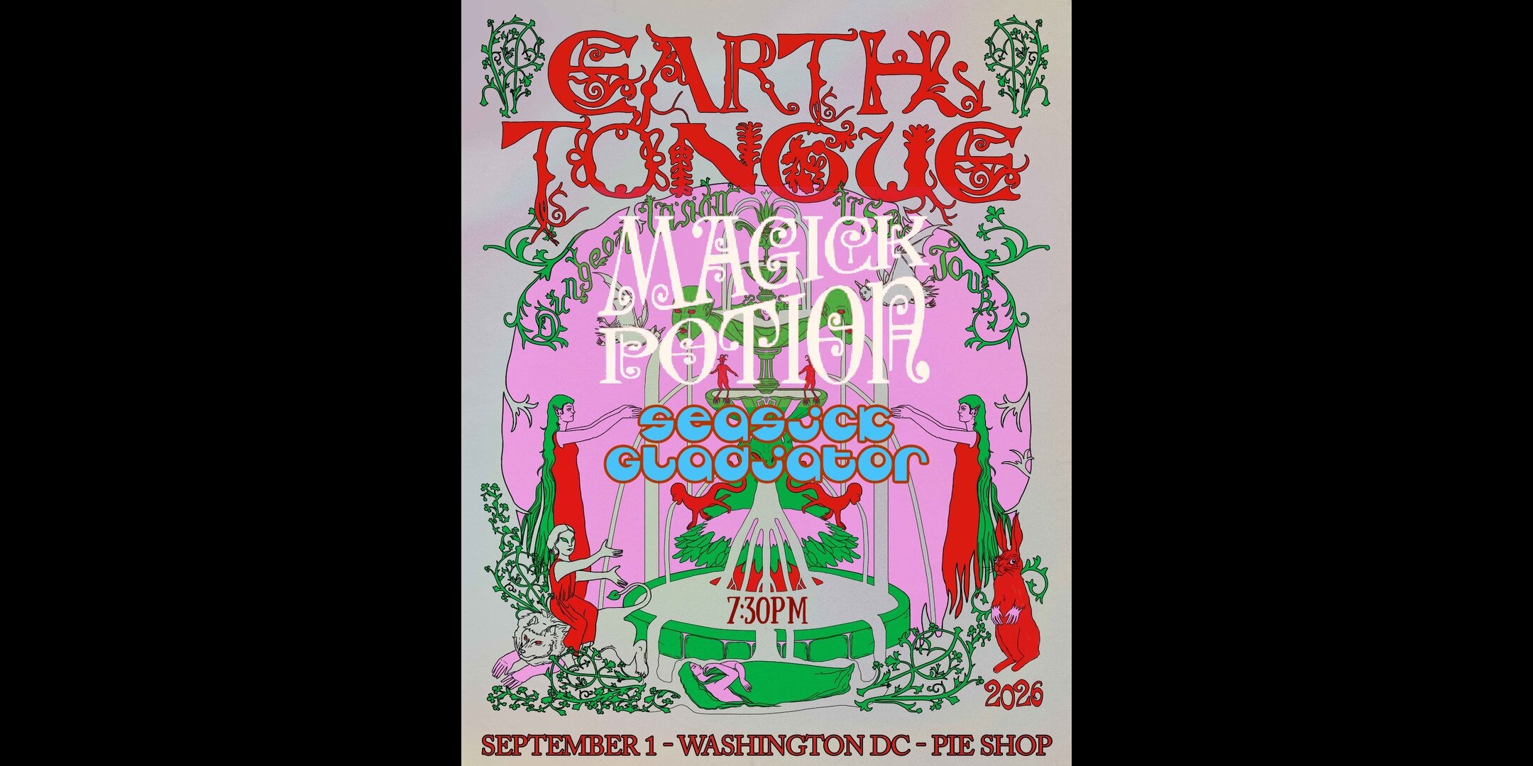 Earth Tongue w/ Magick Potion, Seasick Gladiator