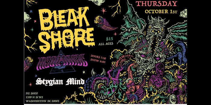 Insomniac w/ Bleak Shore, Stygian Mind