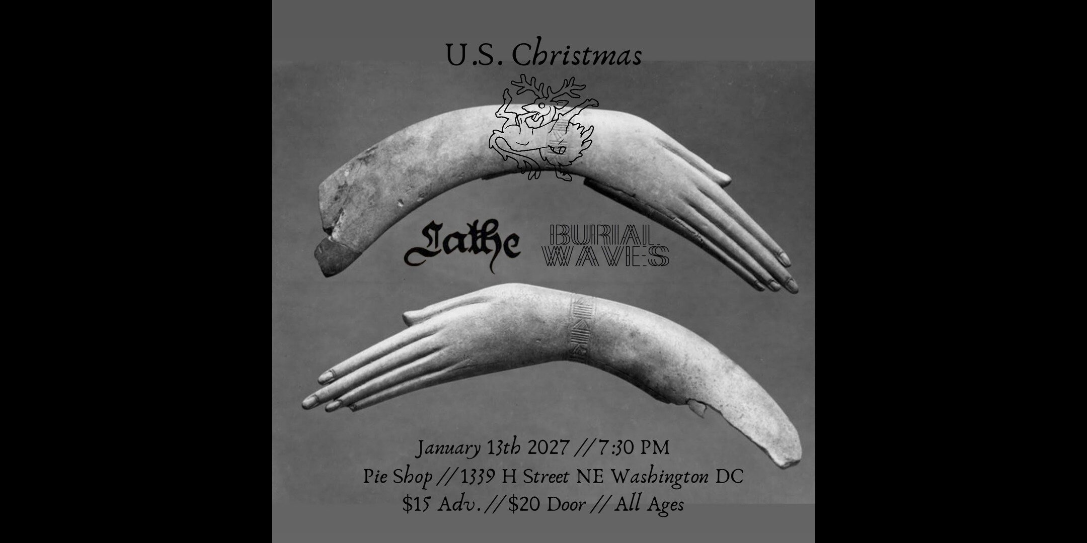 U.S. Christmas w/ Lathe, Burial Waves