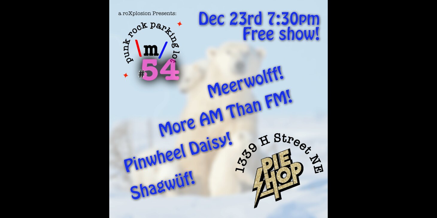 (Free Show!) Meerwolff w/ More AM Than FM, Pinwheel Daisy, Shagwüf 