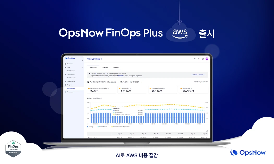 FinOps Plus, 이제 AWS 마켓플레이스에서 클라우드 비용 관리 더 쉽게