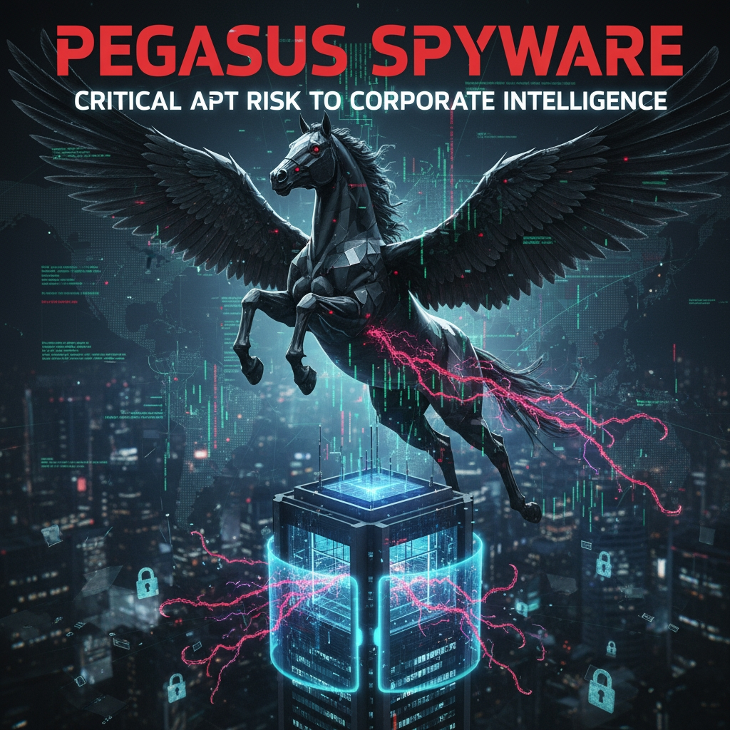 Pegasus Spyware as a Critical APT Risk to Corporate Intelligence