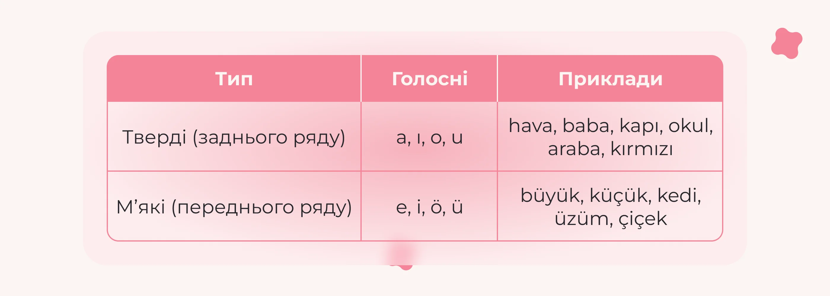 Гармонія голосних в турецькій мові