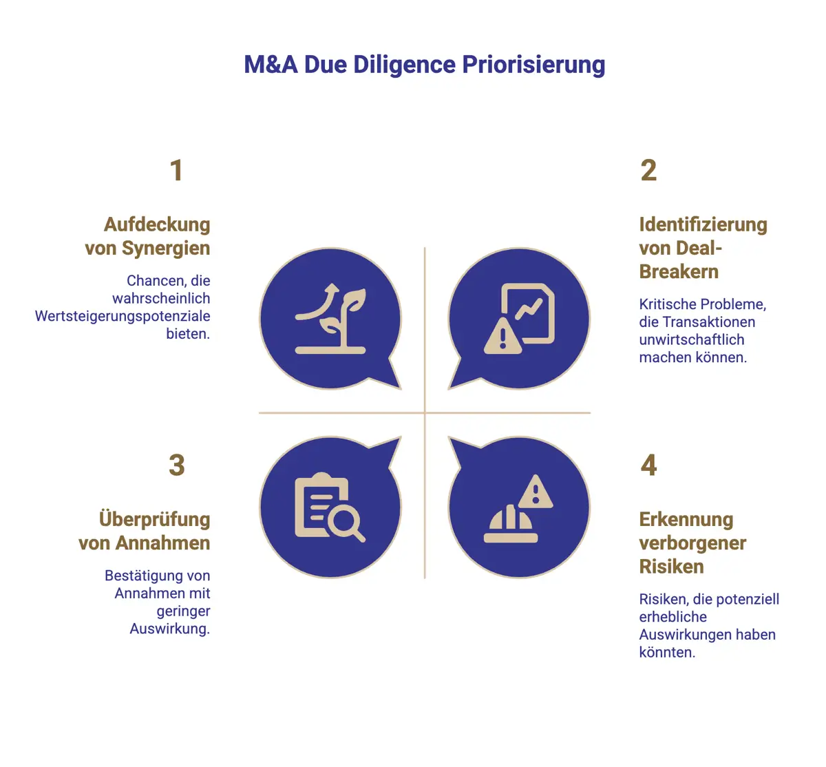 M&A Due Diligence Priorisierung Schaubild