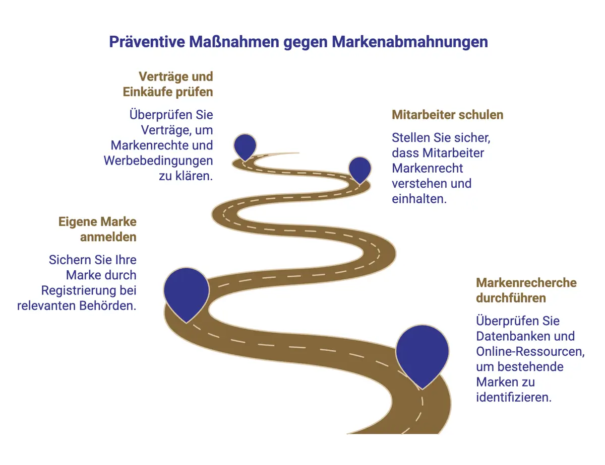 Maßnahmen um Markenabmahnungen zu verhindern