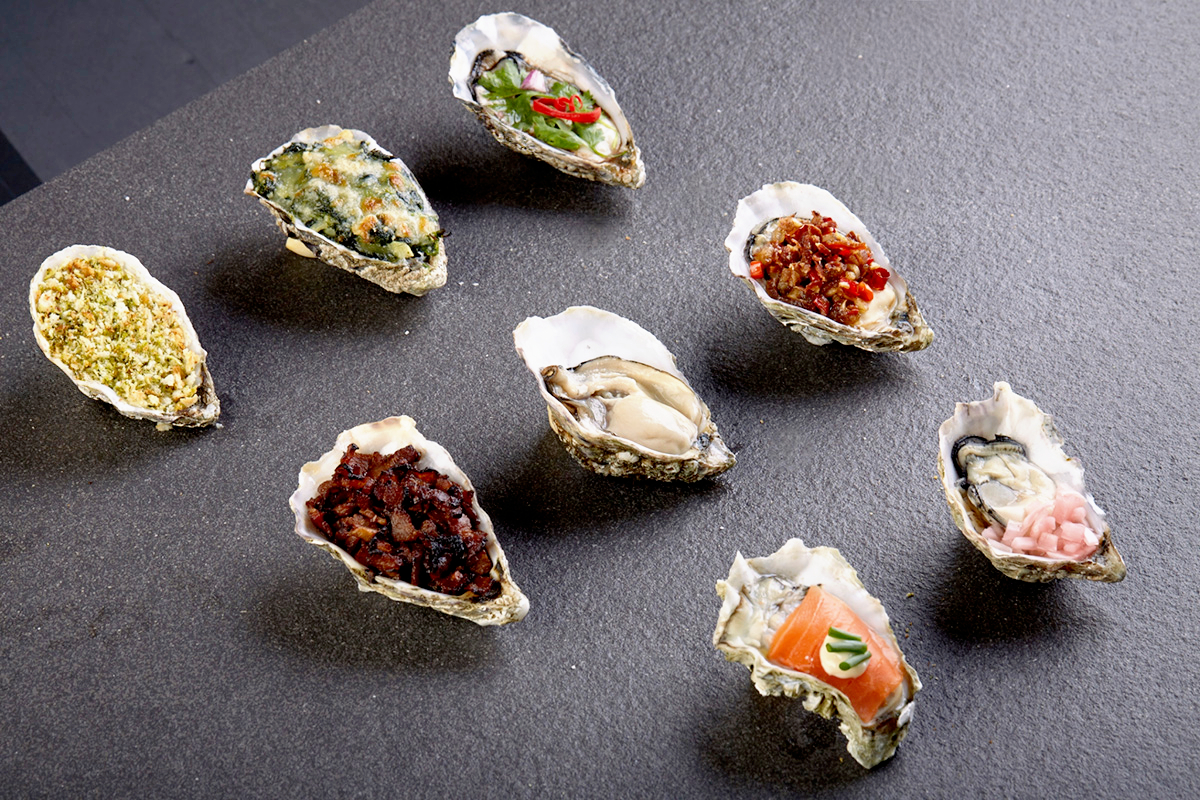 หอยนางรมหลากหลายรสชาติ